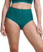 Culotte haute grande taille Chantelle Soft Stretch vert orient C11370-0BK