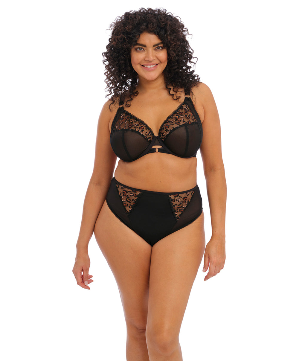 Culotte haute grande taille  Elomi Namrah noir EL301353-BLK