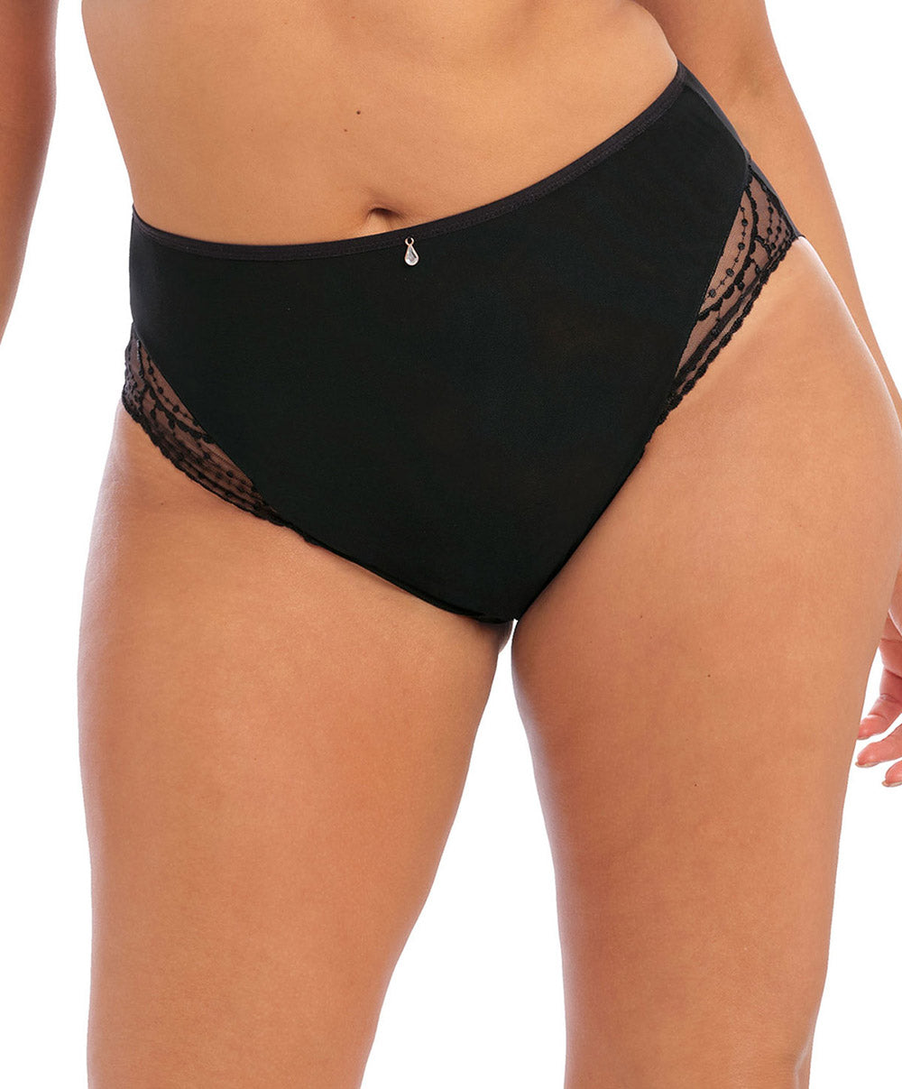 Culotte haute grande taille  Elomi Priya noir EL4555-BLK