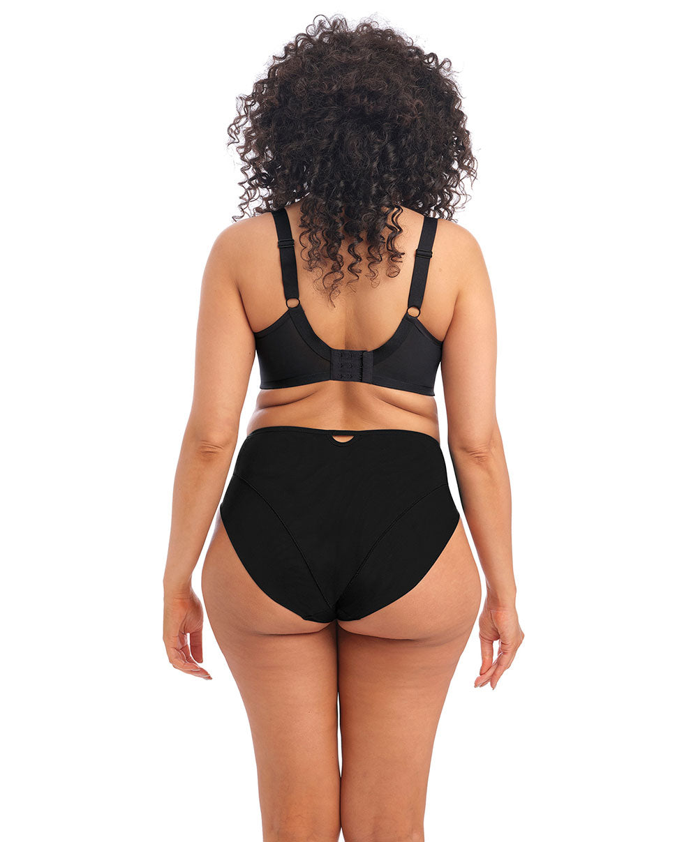 Culotte haute grande taille  Elomi Priya noir EL4555-BLK