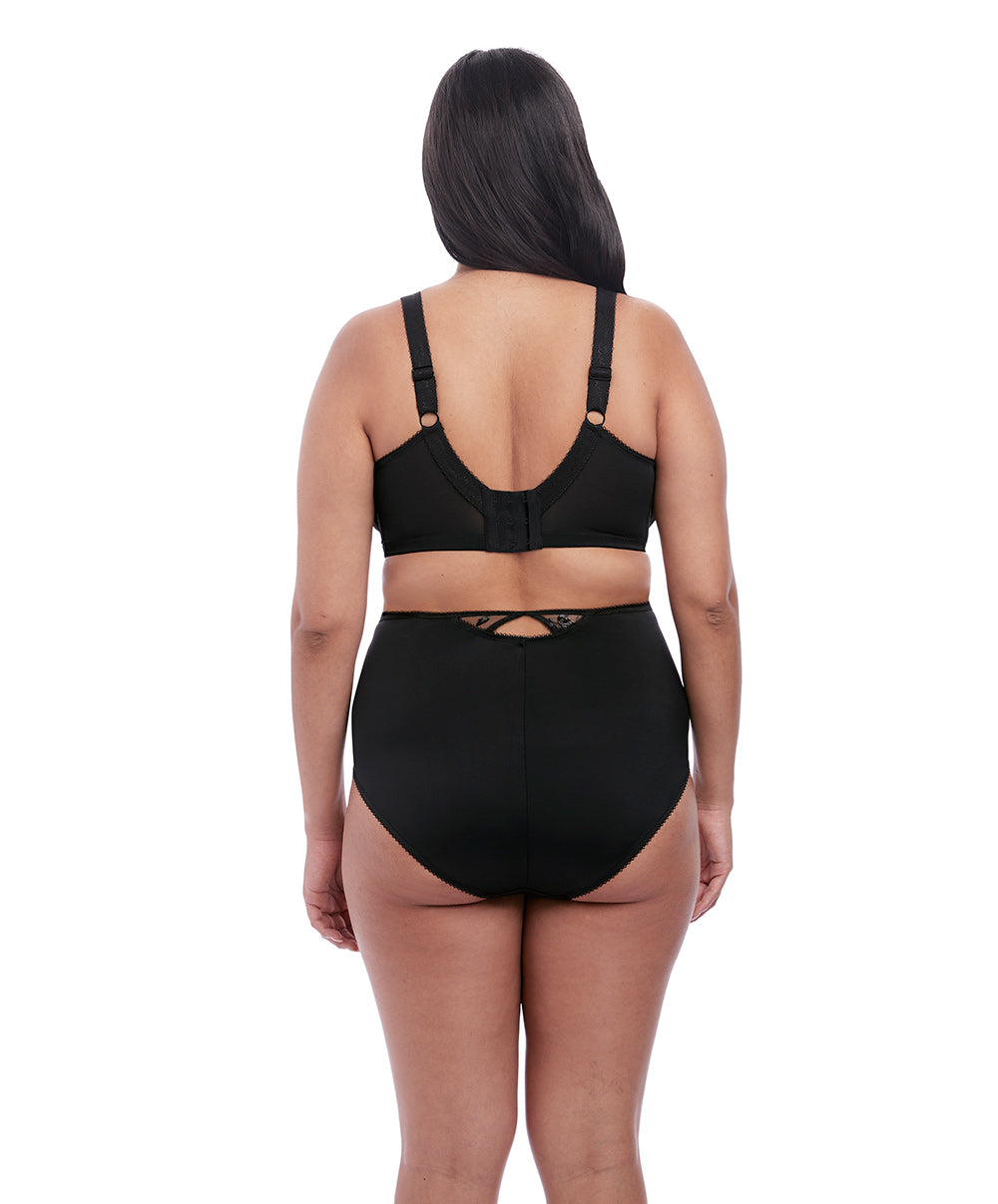 Culotte haute grande taille  Elomi Roxanne noir EL4465-BLK