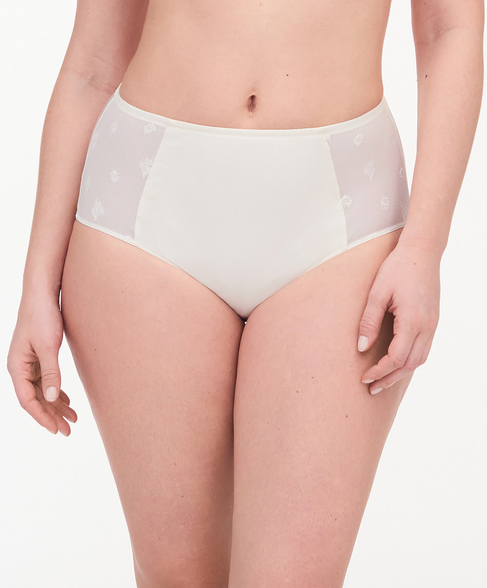 Culotte maintien taille haute Chantelle Bold Curve ivoire multicolore C13M80-0EN
