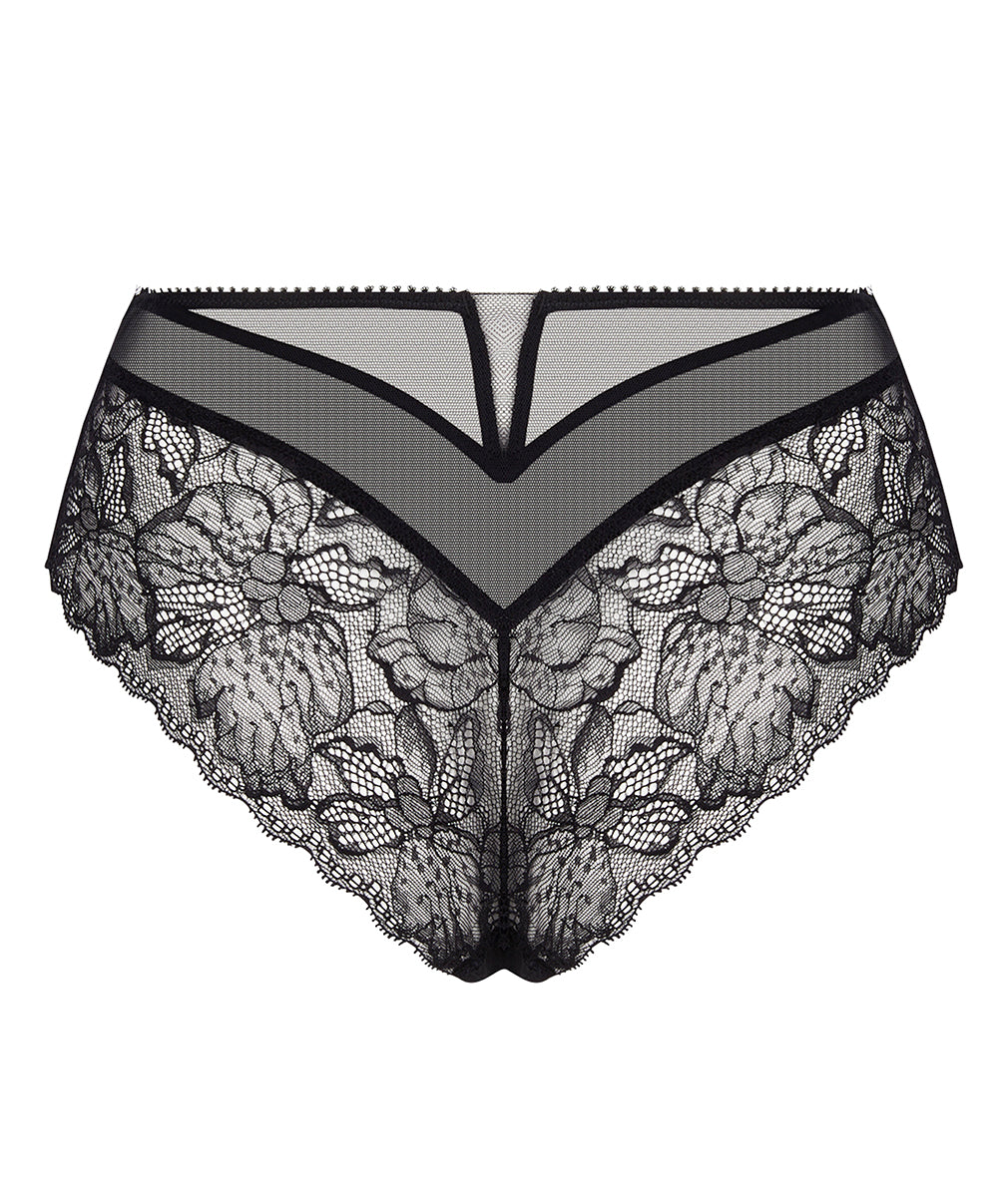 Culotte sexy Lise Charmel Floraison Passion safran rose ACH1986-SR