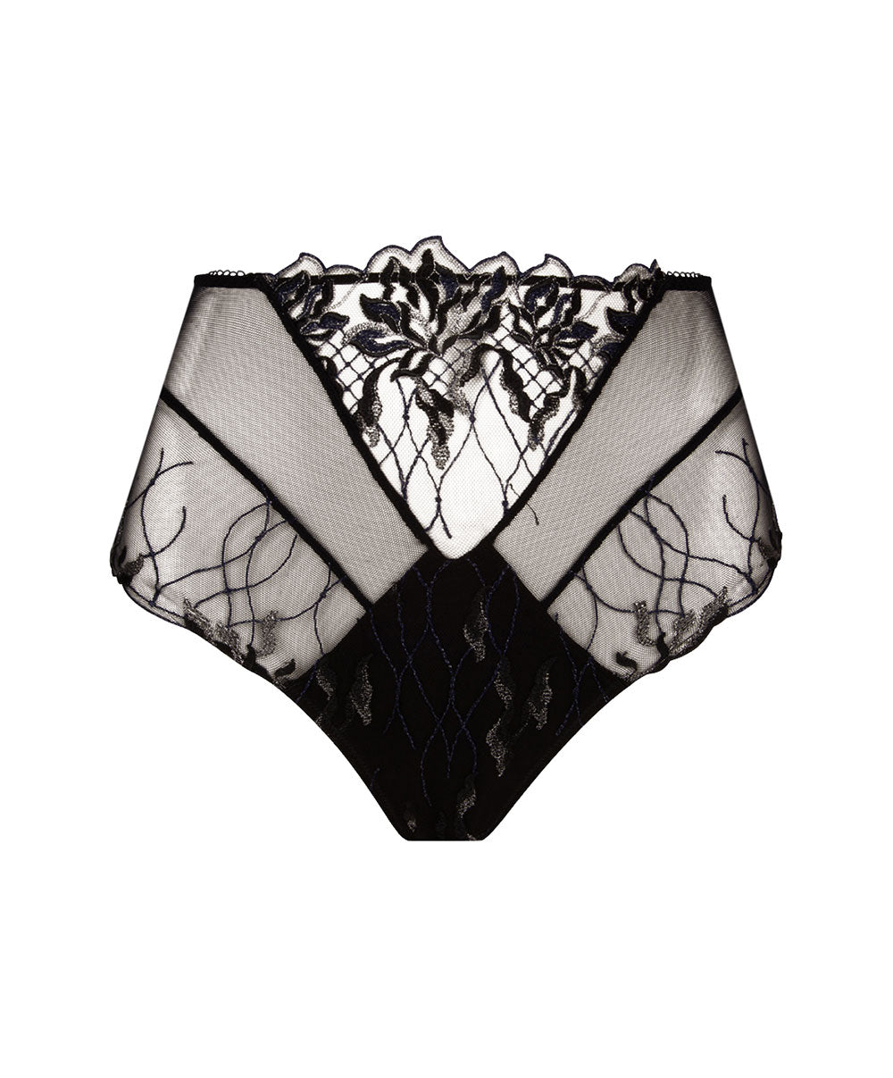 Culotte sexy Lise Charmel Les Nuits Chics nuit argent ACH1935-NA