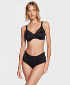 Culotte taille haute Chantelle Norah noir C13F30-011