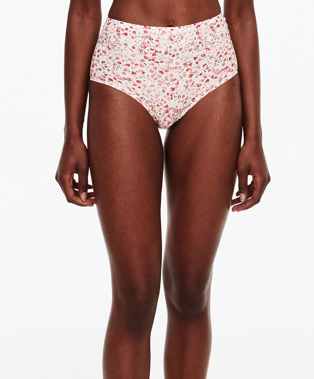 Culotte haute à fleurs Chantelle Soft Stretch springtime C11D70-02S