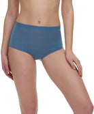 Culotte haute bleue denim Chantelle Soft Stretch Stripes bleu jeans C20D70-00C