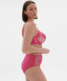 Culotte taille haute Simone Pérèle Intrigue rose disco 1E2770-346