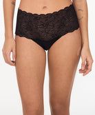 Culotte taille haute dentelle nouvelle forme Chantelle Softstretch Noir C11G80-011 1