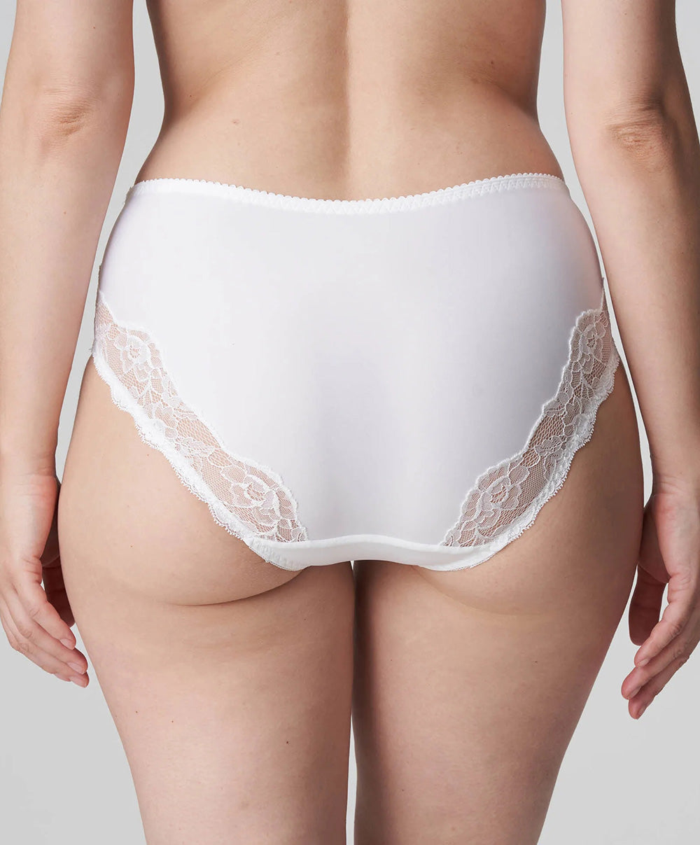 Culotte taille haute dentelle PrimaDonna Madison blanc 0562126-WIT