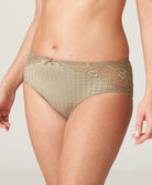 Culotte taille haute dentelle PrimaDonna Madison golden olive 0562126-GOO