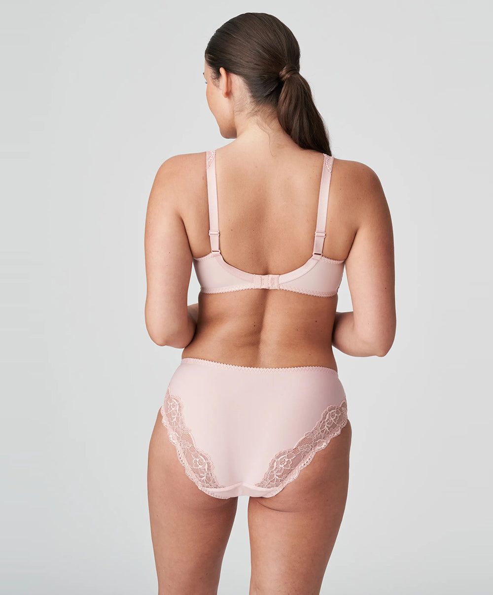 Culotte taille haute dentelle PrimaDonna Madison rose poudré 0562126-PWD