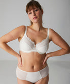 Culotte taille haute en dentelle Simone Pérèle Karma naturel 12V770-030