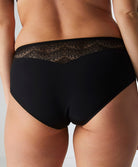 Culotte taille haute en dentelle Simone Pérèle Karma noir 12V770-015