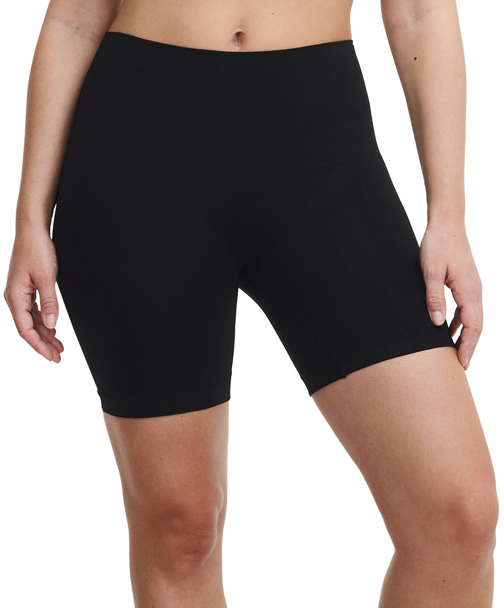 Cycliste taille haute sculptant invisible Chantelle Smooth Comfort noir C10U40-011