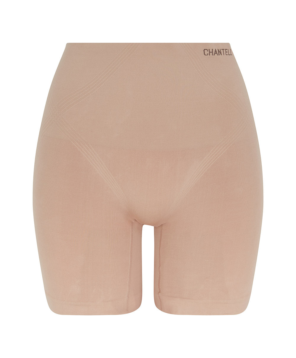 Cycliste taille haute sculptant invisible Chantelle Smooth Comfort clay nude C10U40-00Q