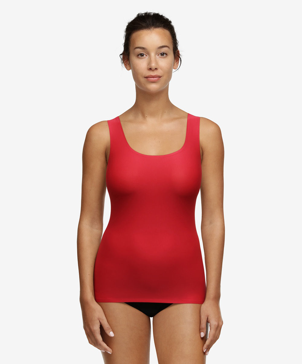 Debardeur-Chantelle-soft-stretch-coquelicot-rouge-C26460-0YU