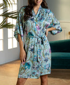 Deshabille en satin de viscose Reve en fleurs opale Lise Charmel ALJ2043 RO fashion 1