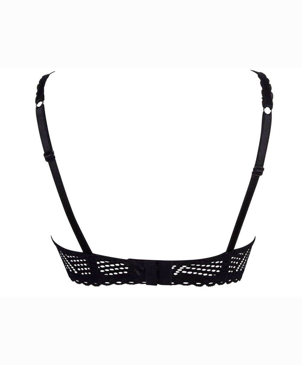 Soutien-gorge sans armature Antigel de Lise Charmel Tressage Graphic noir ECC6537-TN
