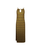 Robe de plage longue La Muse Africa jaune Antigel Bain ESB1156-JA