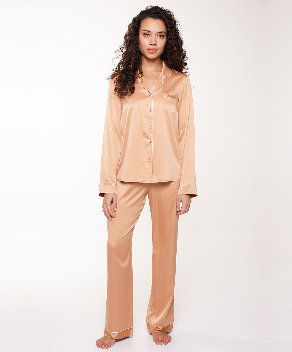 Ensemble pyjama femme "toast and powder stuff" Lingadore nightwear Lingadore 6205SET-131-TOPD
