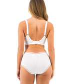Soutien-gorge armatures couvrant + renfort latéral avec dentelle Fantasie Fusion lace Noir FL102301-WHE