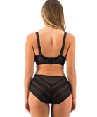 Soutien-gorge plongeant avec renfort latéral Fantasie Devote Noir FL102436-BLK