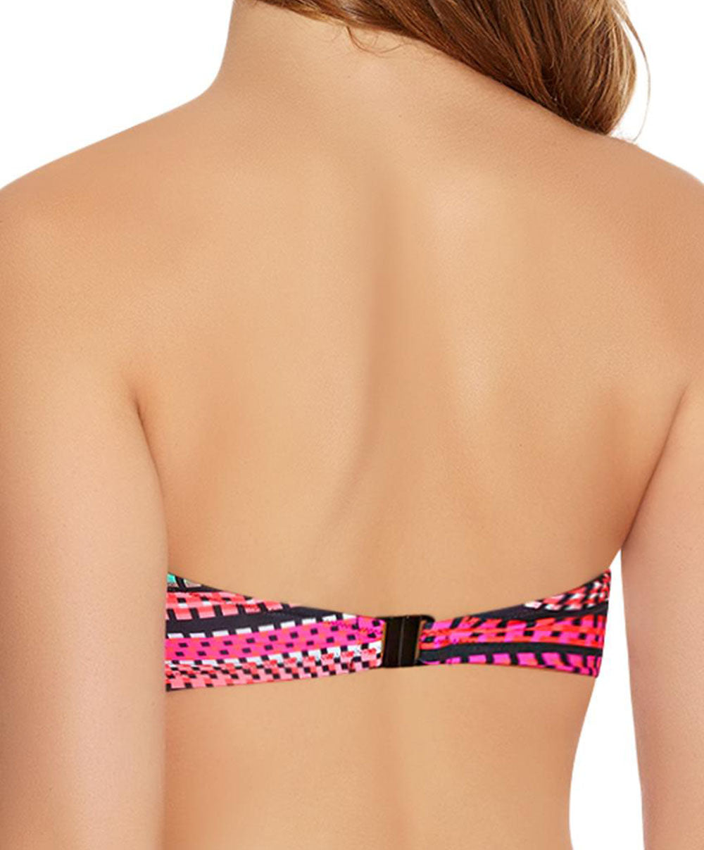 Bandeau Plisse Armatures-Maillot de Bain Multicolore Paphos Fantasie Swim FS6083