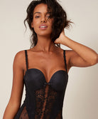 Guêpière corset Simone Pérèle Wish noir 12B410-015