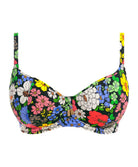 Haut de maillot de bain balconnet à armatures décolleté cœur Floral Haze multicolore Freya swim AS202803-MUI