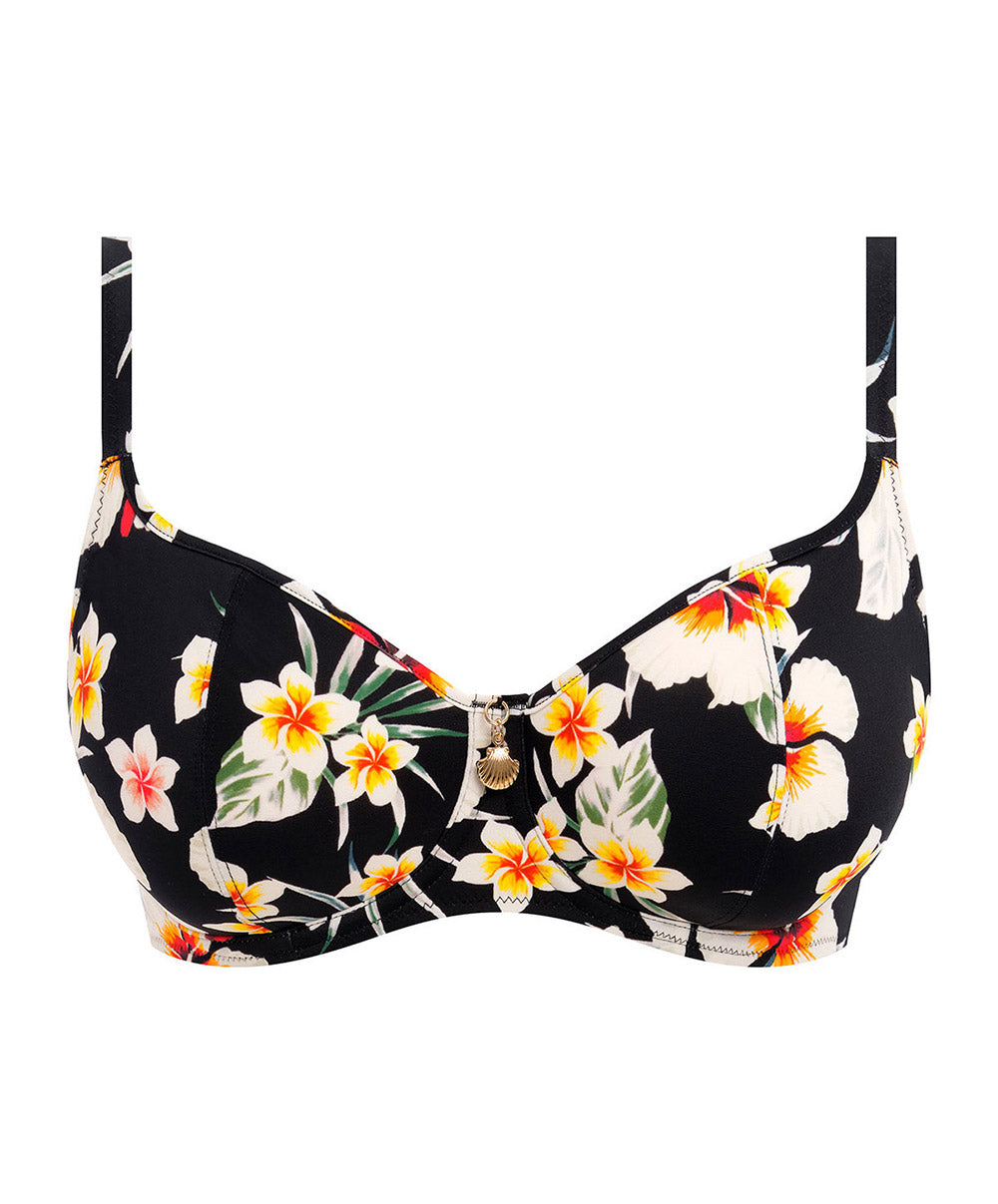 Haut de maillot de bain balconnet à armatures décolleté cœur Havana Sunrise multicolore Freya swim AS202703-MUI