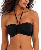 Haut de maillot de bain bandeau à armatures Jewel Cove plain black Freya swim AS7233-PLK