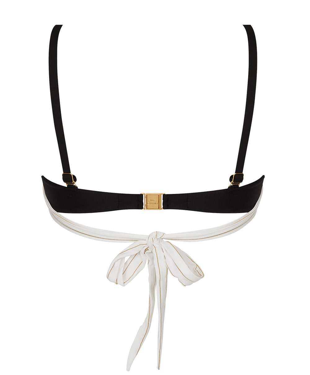 Haut de maillot de bain bandeau brassière Lise Charmel bain Audace Voyage noir ABB5074-VJ 100