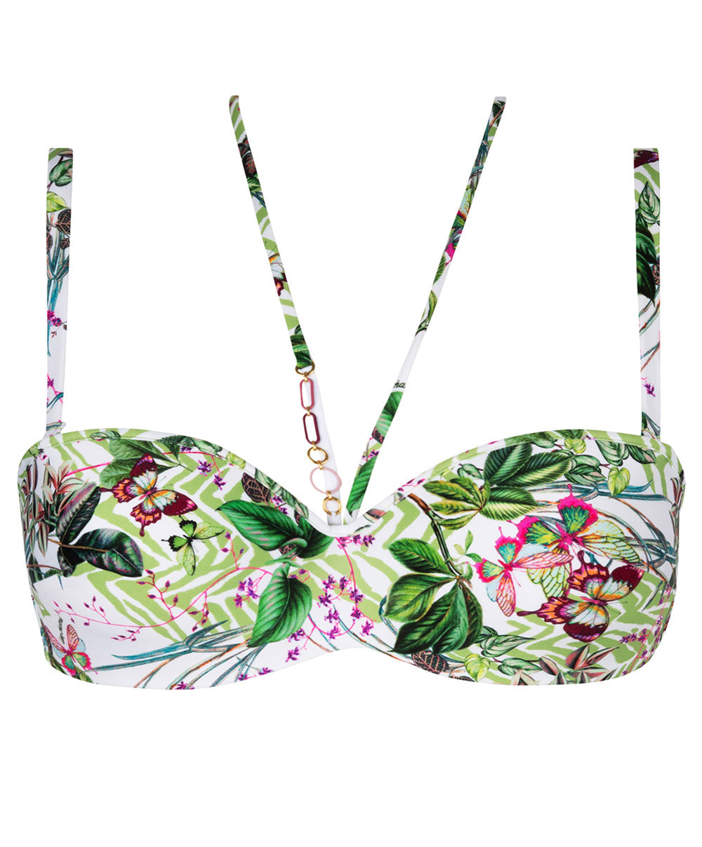 Haut de maillot de bain bandeau brassière Lise Charmel bain Envolée Tropicale lumière  ABB5073-LT
