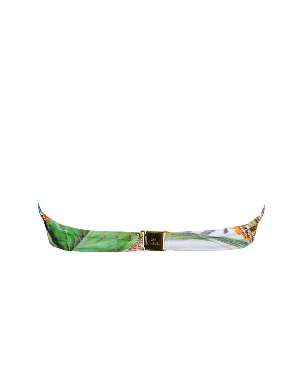 Haut de maillot de bain bandeau brassière Lise Charmel bain Féérie Tropicale nature tropicale ABB5048-NT	
