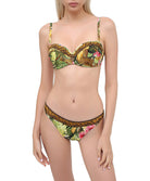 Haut de maillot de bain bandeau brassière Lise Charmel bain Jungle Panthère jungle nature ABA5029-JN face
