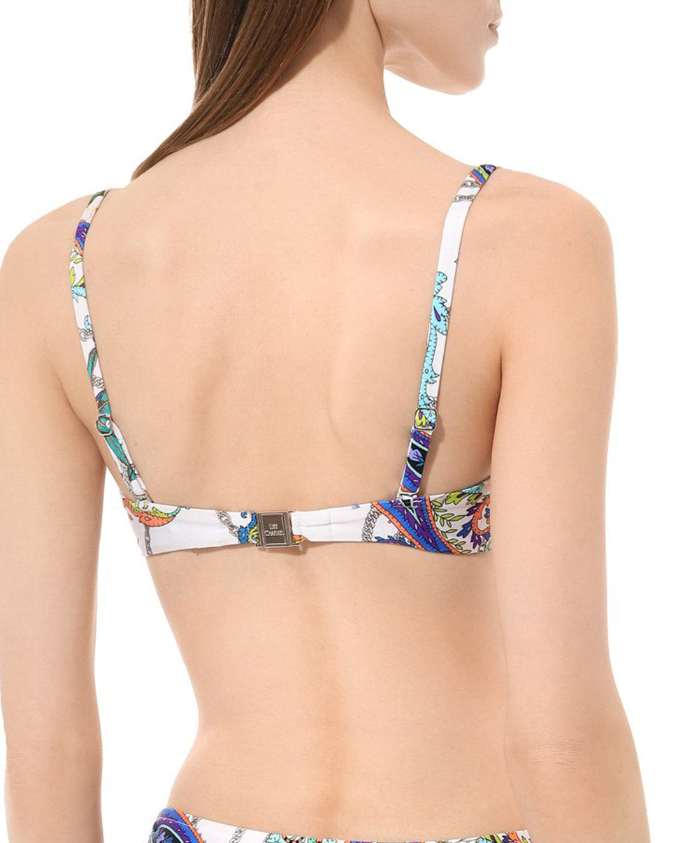 Haut de maillot de bain bandeau brassière Lise Charmel bain Odyssée Cashmer bleu ABB5063-BC