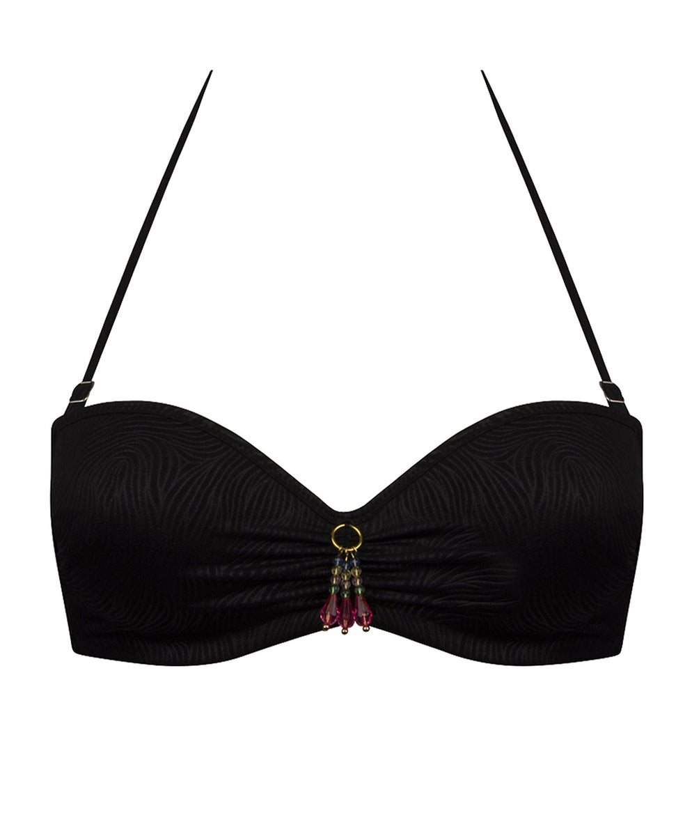Soutien-Gorge Bandeau Coque LISE CHARMEL - Taille 90B (Tour 90, Bonnet B) - Couleur Blanc - Neuf Sans Étiquette - Réf. ECA8369
