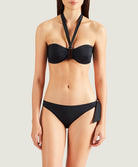 Haut de maillot de bain bandeau coque amovible Douceur de rêve noir Aubade Bain PS06-O-NOIR