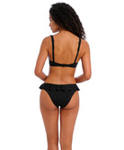 Haut de maillot de bain foulard à volants avec armatures Jewel Cove plain black Freya swim AS7230-PLK