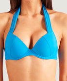 Haut de maillot de bain push-up Douceur de rêve bleu tropique Aubade Bain PS08-TROP
