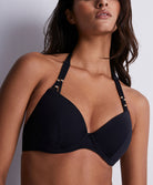 Haut de maillot de bain push-up plunge Aubade Bain Secret Laguna noir 2T08-NOIR