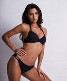 Haut de maillot de bain push-up plunge Aubade Bain Secret Laguna noir 2T08-NOIR