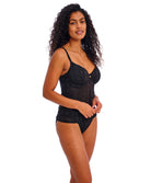 Haut de maillot de bain tankini grande taille Nomad Nights noir Freya swim AS205456-BLK