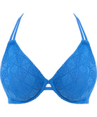 Haut de maillot de bain triangle tour de cou à armatures Nomad Nights atlantic bleu Freya swim AS205404-ALT