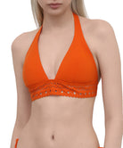 Haut maillot de bain triangle sans armatures Lise Charmel bain Ajourage Couture curry ABA2015-CC