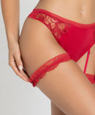 Jarretière sexy Lise Charmel Glamour Couture rouge ACH5107-GD