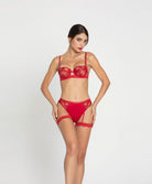 Jarretière sexy Lise Charmel Glamour Couture rouge ACH5107-GD