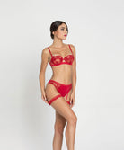 Jarretière sexy Lise Charmel Glamour Couture rouge ACH5107-GD