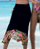 Jupe de plage forme portefeuille La Frida Antigel multicolore Antigel Bain ESB5165-FC